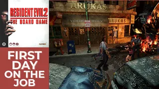 Resident Evil 2 Boardgame Solo Play | Ep1 | Can Leon Survive the Outbreak?