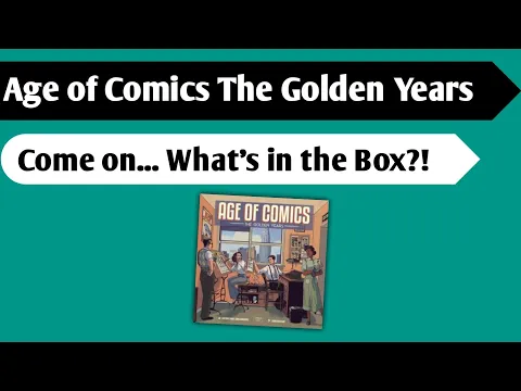 Comics Golden Years: An Unboxing of Age of Comics - The Golden Years