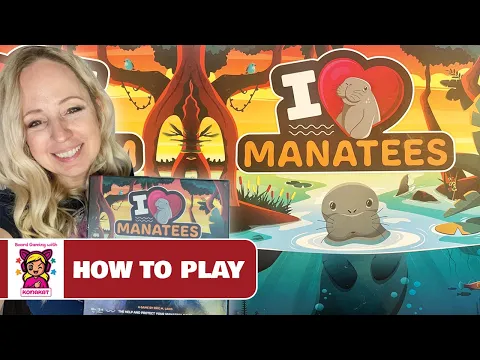I Heart Manatees Board Game: How to Set up and Play