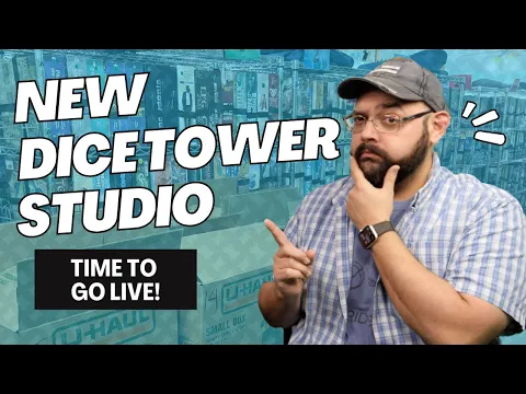 New Dice Tower Studio - It's Time To Go Live!