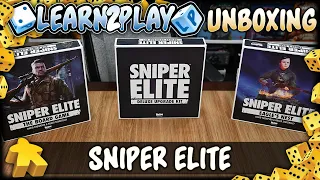 Learn to Play Presents: Unboxing Sniper Elite the board game
