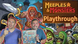 MEEPLES AND MONSTERS | Playthrough | AEG Games