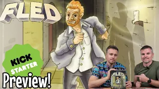 Fled - Coming To #Kickstarter - Detailed Preview Of This Prison Breakout Tile Laying Game