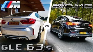 BMW X6 M vs GLE 63 S AMG HEAD to HEAD