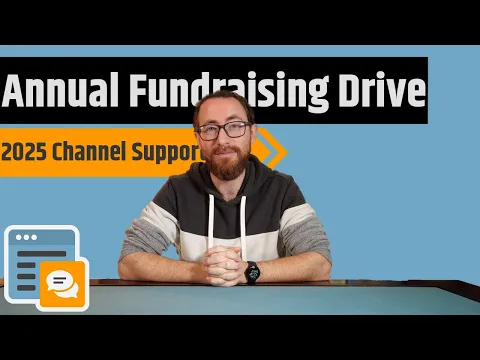 2025 Channel Support Drive - Thank You For Watching!