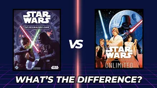 Star Wars Unlimited Vs. Star Wars Deck Building Game