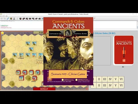 Commands & Colors: Ancients Tutorial Playthrough - Scenario 405 Cilician Gates