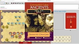 Commands & Colors: Ancients Tutorial Playthrough - Scenario 405 Cilician Gates