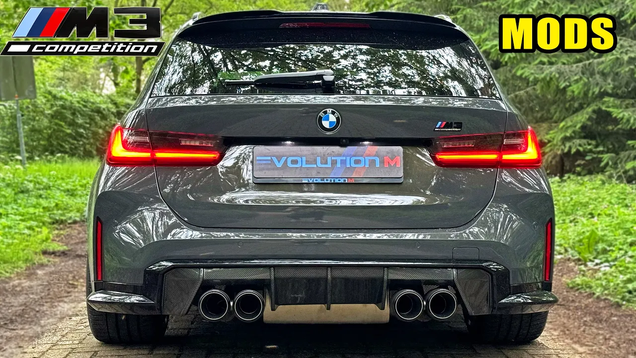 BMW M3 Touring Akrapovic & GRAIL DOWNPIPES // EXPLORING LEGAL LIMITS