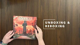 Tapestry: Arts & Architecture Board Game Expansion - Unboxing and Reboxing - What's in the Box