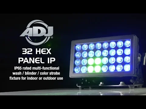 Product video thumbnail for ADJ American DJ 32 Hex Panel IP 32 x 12W LED IP65 Wash Panel