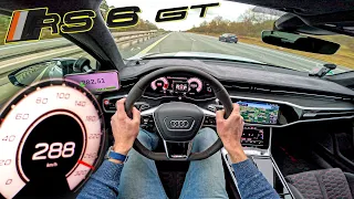 AUDI RS6 GT // 288KMH on the UNLIMITED AUTOBAHN