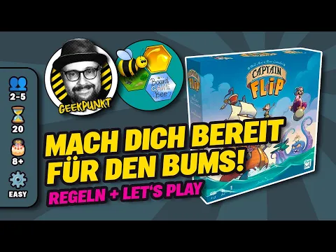 CAPTAIN FLIP - Regeln & Let's Play - Brettspiel - Play Punk - Asmodee