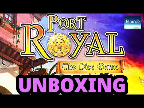 Port Royal: The Dice Game | Unboxing (No Talking)