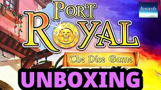 Port Royal: The Dice Game | Unboxing (No Talking)