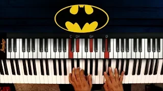 BATMAN Piano Tutorial | Notas Musicales Christianvib