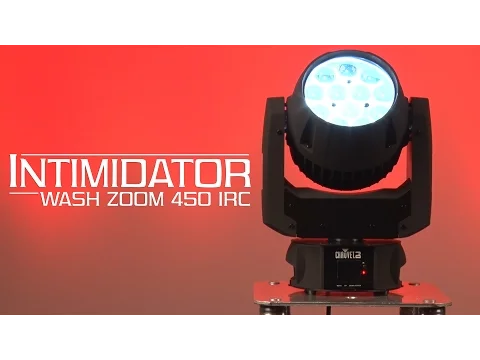 Product video thumbnail for Chauvet Intimidator Wash Zoom 450 IRC Moving Head Light