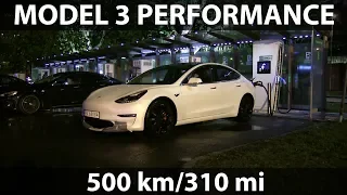 Model 3 Performance battery capacity test