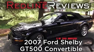 2007 Ford Shelby GT500 Convertible Walkaround, Exhaust, Review, Test Drive