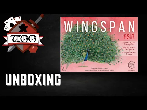 Wingspan Asia Board Game Unboxing