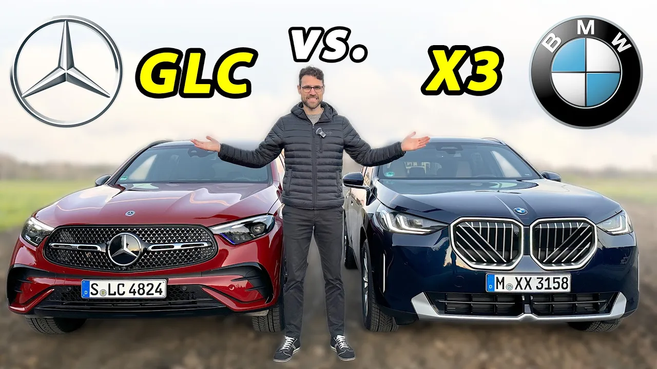 Mercedes GLC vs BMW X3 comparison REVIEW