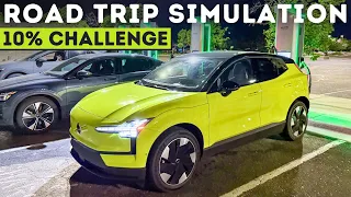 Volvo EX30 Blew Past My Expectations In The 10% Road Trip Simulation Challenge!