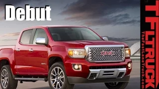 2017 GMC Canyon Denali: Now even More Tech, Chrome, Leather & Bigger Wheels