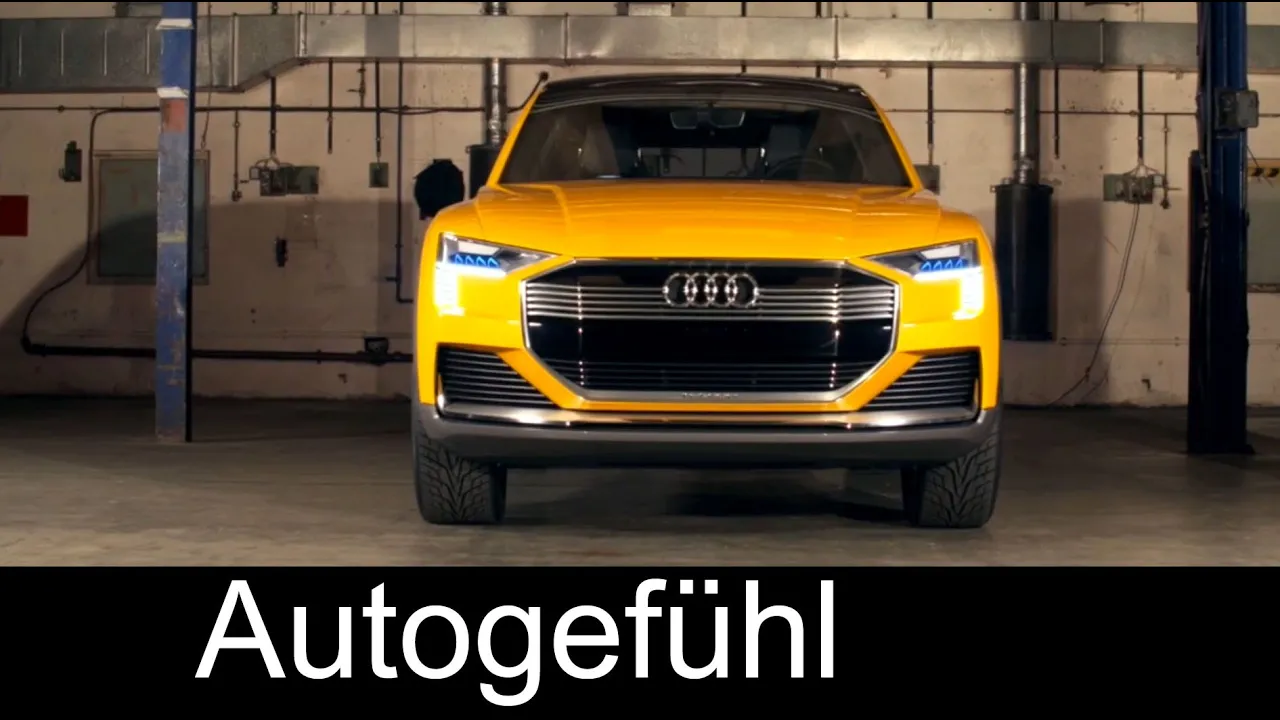 Audi h-tron quattro concept hydrogen fuel cell electric drive 600 km - Autogefühl