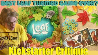 Leaf - Kickstarter Critique Review