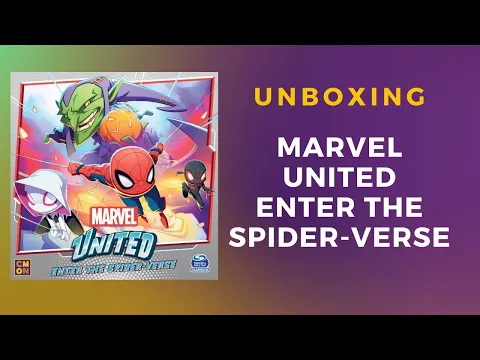 Marvel United Enter the Spider-Verse Unboxing | DaniCha