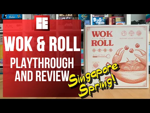 Playthrough & Review Wok & Roll | Cardboard East