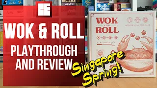 Playthrough & Review Wok & Roll | Cardboard East