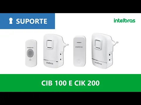Campainha sem fio com alimentação por bateria CIB 100 Intelbras