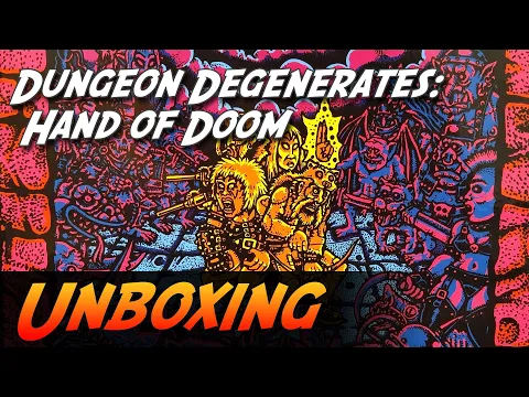 Dungeon Degenerates: Hand of Doom - Brettspiel Unboxing (Goblinko)