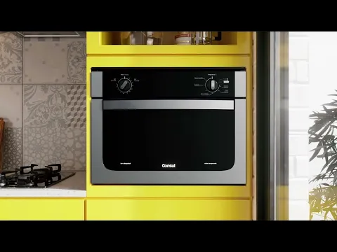 Forno Elétrico de Embutir 47L Preto 220V COB47AR Consul