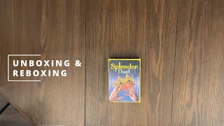 Splendor Duel - 2 player Board Game Unboxing & Reboxing - See What's In The Box