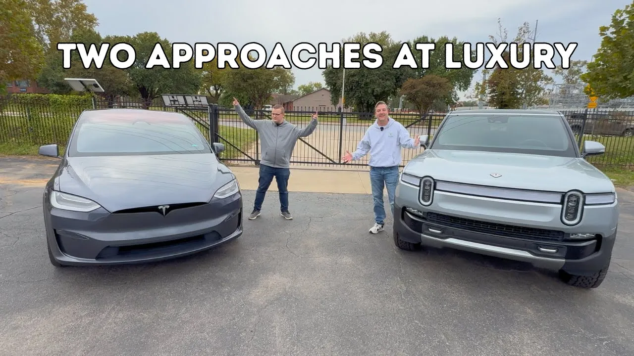 Two Luxury EV's, Two Different Philosophies | Rivian R1S vs Tesla Model X