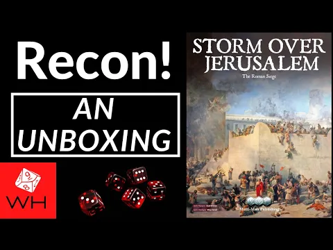 Recon! Storm over Jerusalem: The Roman Siege (Unboxing)