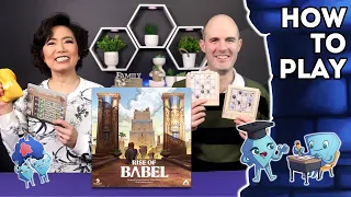 Rise of Babel - How to Play Board Game. Tutorial with Stella and Tarrant