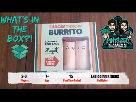What's in the Box?! Throw Throw Burrito Full Unboxing