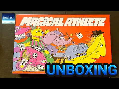 Magical Athlete Board Game | Unboxing (No Talking)