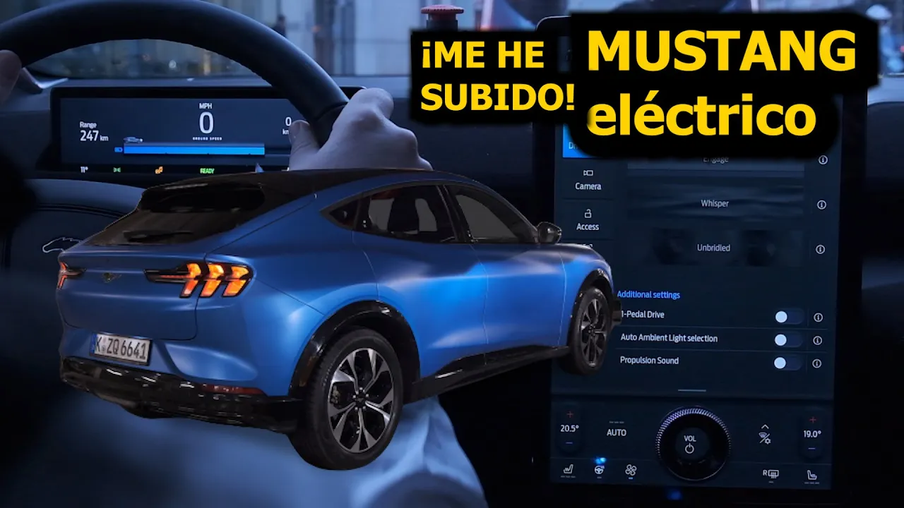 PRIMER ENCUENTRO: DENTRO DEL MUSTANG MACH-E ELÉCTRICO: ¿Puede un eléctrico ser un Mustang?
