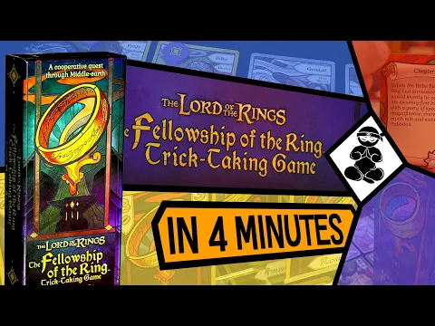 Fellowship of the Ring - How to Play in 4 minutes - Lord of the Rings - BoardgameNinja Trick Taking