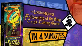 Fellowship of the Ring - How to Play in 4 minutes - Lord of the Rings - BoardgameNinja Trick Taking