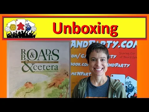 Roads and Boats Unboxing Board Game