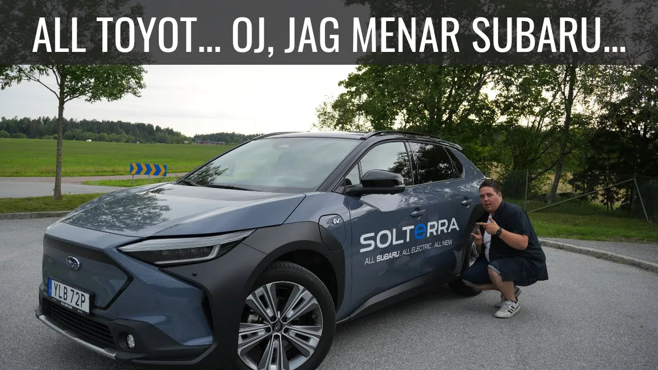 Provkörd: Subaru Solterra - Bättre än bZ4X? | Elbilsmagasinet