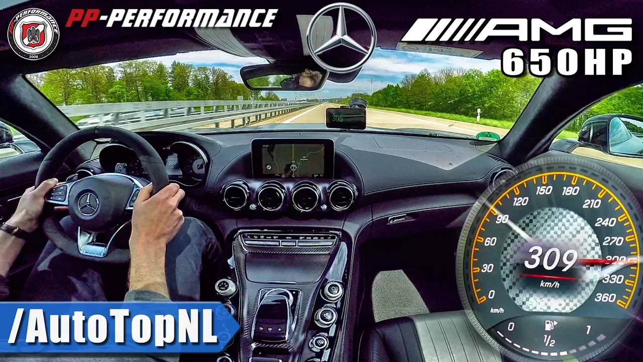 Mercedes AMG GT S 650HP AUTOBAHN 309km/h!! by AutoTopNL