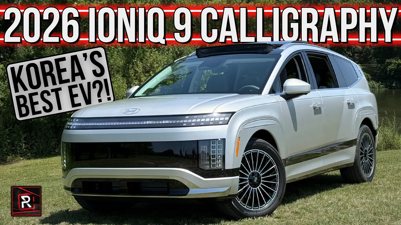The 2026 Hyundai Ioniq 9 Calligraphy Is An Edgy Supersized Family SUV With A Pixel Spaceship Vibe