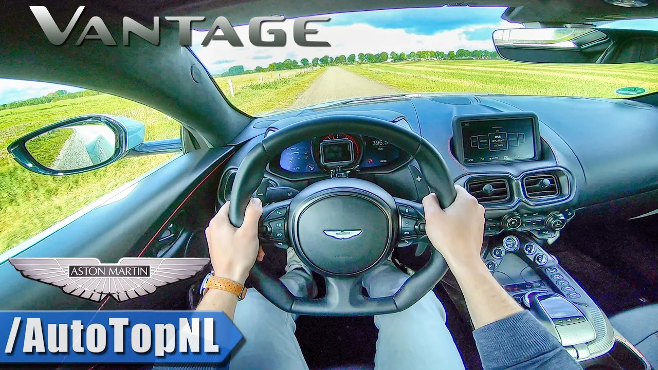ASTON MARTIN VANTAGE 4.0 V8 BiTurbo POV Test Drive by AutoTopNL
