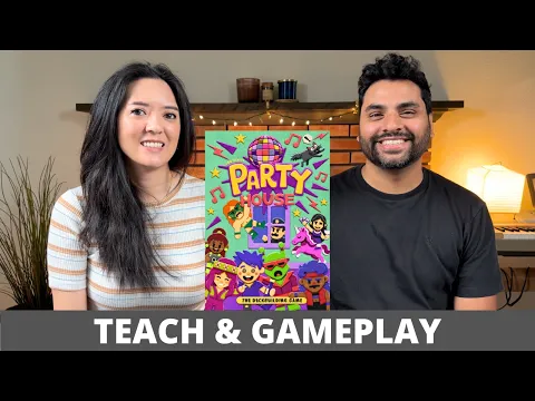 Party House: The Deckbuilding Game - Teach & Playthrough